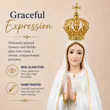 Load image into Gallery viewer, 15" Our Lady Of Fatima Virgin Mary White Religious Statue, #1023
