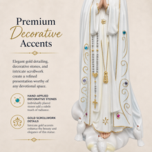 Load image into Gallery viewer, 15" Our Lady Of Fatima Virgin Mary White Religious Statue, #1023
