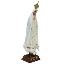 Load image into Gallery viewer, 11&quot; Our Lady Of Fatima Virgin Mary White Religious Statue, #1025
