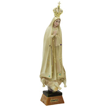 Load image into Gallery viewer, 9.5&quot; Our Lady Of Fatima Virgin Mary Beige Religious Statue, #1033V
