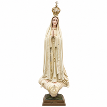 Load image into Gallery viewer, 23.5" Our Lady Of Fatima Virgin Mary Beige Religious Statue, #1036V

