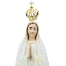 Load image into Gallery viewer, 23.5&quot; Our Lady Of Fatima Virgin Mary White Religious Statue, #1036
