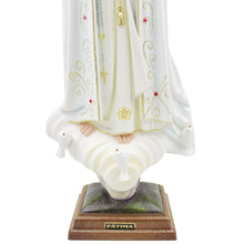 Load image into Gallery viewer, 23.5&quot; Our Lady Of Fatima Virgin Mary White Religious Statue, #1036
