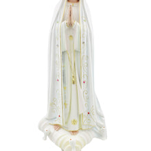 Load image into Gallery viewer, 23.5&quot; Our Lady Of Fatima Virgin Mary White Religious Statue, #1036
