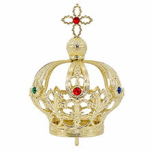 Load image into Gallery viewer, 5" Crown for Our Lady of Fatima Virgin Mary Religious Statues
