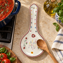 Load image into Gallery viewer, Portuguese Ceramic Spoon Rest – Viana Lovers Design, 10.75"
