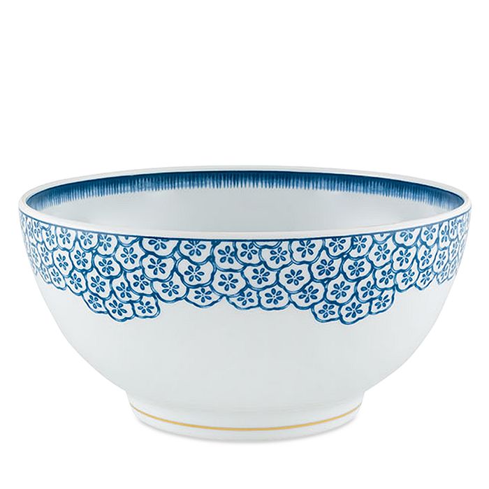 Vista Alegre Coralina Blue Salad Bowl