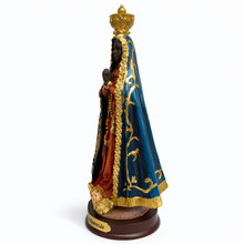 Load image into Gallery viewer, Our Lady of Aparecida Catholic Statue – Patroness of Brazil, Hand-Painted Religious Figurine
