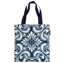 Load image into Gallery viewer, 100% Cotton Azulejo Tile Themed Made in Portugal Reusable Tote Bag

