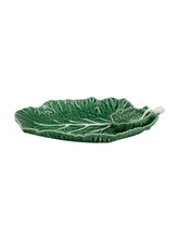 Load image into Gallery viewer, Bordallo Pinheiro Cabbage 8&quot; Chip and Dip Platter
