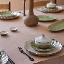 Load image into Gallery viewer, Costa Nova Marrakesh Sable Blanc 12 Piece Place Setting with Pasta Plate
