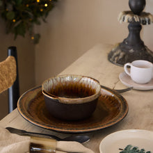 Load image into Gallery viewer, Casafina Poterie 10&quot; Mocha Latte Dinner Plates Set
