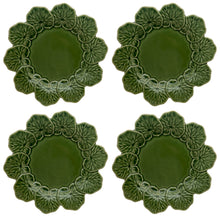 Load image into Gallery viewer, Bordallo Pinheiro Geranium Dinner Plate, Set of 4
