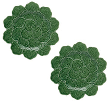 Load image into Gallery viewer, Bordallo Pinheiro Geranium Charger Plate, Set of 2
