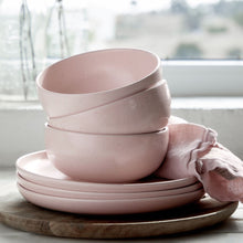 Load image into Gallery viewer, Casafina Pacifica 9&quot; Marshmallow Rose Salad/Dessert Plate Set

