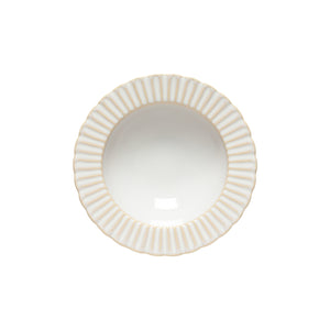 Costa Nova Cristal White Soup/Pasta Plate Set