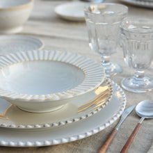 Load image into Gallery viewer, Costa Nova Cristal White Soup/Pasta Plate Set
