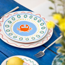 Load image into Gallery viewer, Costa Nova Summer Bliss Crab Salad/Dessert Plate Set
