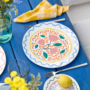 Costa Nova Summer Bliss Capri Ma Chérie Dinner Plate Set