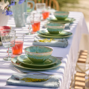 Casafina Taormina Lime Green Salad/Dessert Plate Set