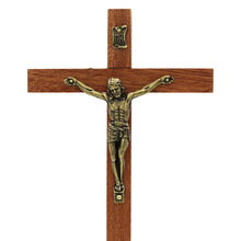 Load image into Gallery viewer, 8.75&quot; Wooden Made in Portugal Altar Crucifix With Stand
