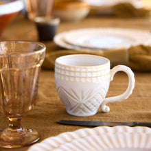 Load image into Gallery viewer, Costa Nova Cristal White Mug Set
