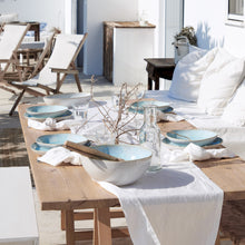 Load image into Gallery viewer, Casafina Eivissa 11&quot; Sea Blue Dinner Plate Set
