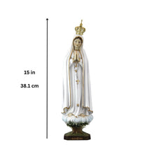 Load image into Gallery viewer, 15&quot; Pilgrim Our Lady Of Fatima Statue Made in Portugal #660
