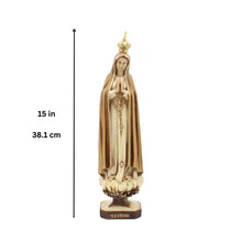 Load image into Gallery viewer, 15&quot; Pilgrim Our Lady Of Fatima Statue Made in Portugal #660D
