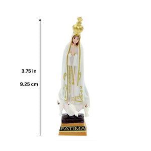 3.75" Our Lady Of Fatima Statue Made in Portugal #1010