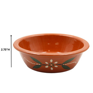 João Vale Hand-Painted Traditional Terracotta Salad Bowl