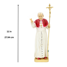Load image into Gallery viewer, 11&quot; Hand-painted Pope Saint John Paul II Statue Religious Figurine
