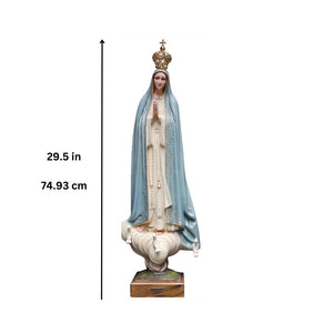 29.5" Our Lady Of Fatima Statue Made in Portugal #1037G