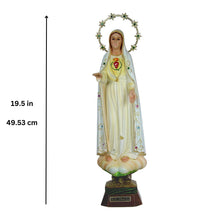 Load image into Gallery viewer, Hand-Painted Immaculate Sacred Heart of Mary Religious Statue
