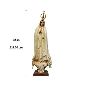 44" Our Lady Of Fatima Virgin Mary Religious Statue Made in Portugal #1038V