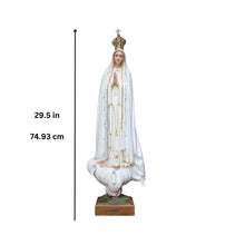 Load image into Gallery viewer, 29.5&quot; Our Lady Of Fatima Statue Made in Portugal #1037
