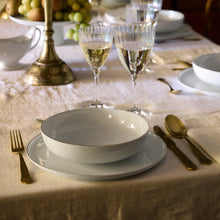 Load image into Gallery viewer, Costa Nova Resonance White Gold Soup/Pasta Bowl Set
