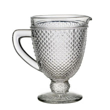 Load image into Gallery viewer, Vista Alegre Bicos Clear Glass Pitcher
