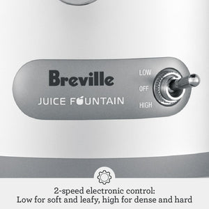 Breville JE98XL Juice Fountain Plus Centrifugal Juicer, Brushed Stainless Steel