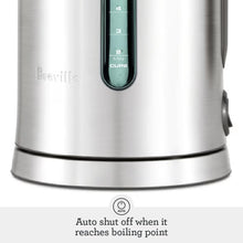Load image into Gallery viewer, Breville BKE700BSS Soft Top Pure Countertop Electric Kettle, Brushed Stainless Steel
