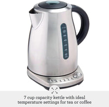 Load image into Gallery viewer, Breville BKE720BSS Temp Select Electric Kettle, Brushed Stainless Steel

