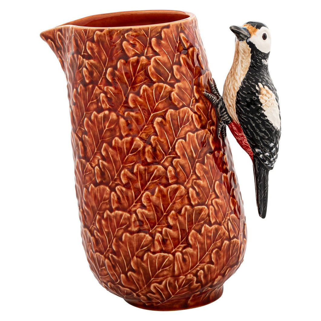 Bordallo Pinheiro Gudrun Woodpecker Pitcher