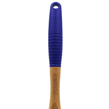 Load image into Gallery viewer, Portuguese Azulejo Silicone Baking Spatula with Rooster Design &amp; Wooden Handle
