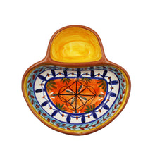 Load image into Gallery viewer, Hand-painted Portuguese Pottery Clay Terracotta Colorful Olive Dish
