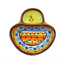 Load image into Gallery viewer, Hand-painted Portuguese Pottery Clay Terracotta Colorful Olive Dish
