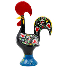 Load image into Gallery viewer, Traditional Hand-Painted Portuguese Good Luck Rooster Metal Figurine, 5.5&quot;
