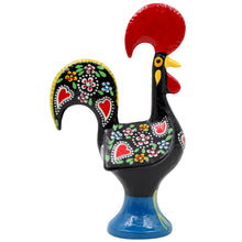 Load image into Gallery viewer, Traditional Hand-Painted Portuguese Good Luck Rooster Metal Figurine, 5.5&quot;
