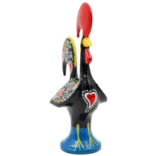 Load image into Gallery viewer, Traditional Hand-Painted Portuguese Good Luck Rooster Metal Figurine, 5.5&quot;
