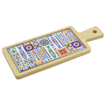 Load image into Gallery viewer, Portuguese Ceramic Tile Tray – Sardine and Azulejo Tile Design
