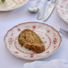 Load image into Gallery viewer, Costa Nova Vila White &amp; Red Appetizer Plate Set
